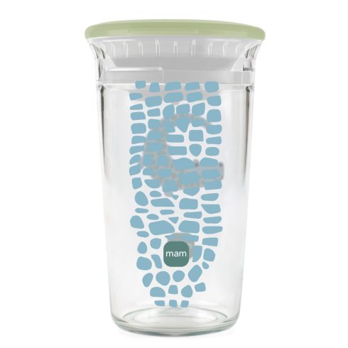 MAM Easy to Drink Cup 290 ml csöpögésmentes itatópohár 8+ hó - Zöld krokodil