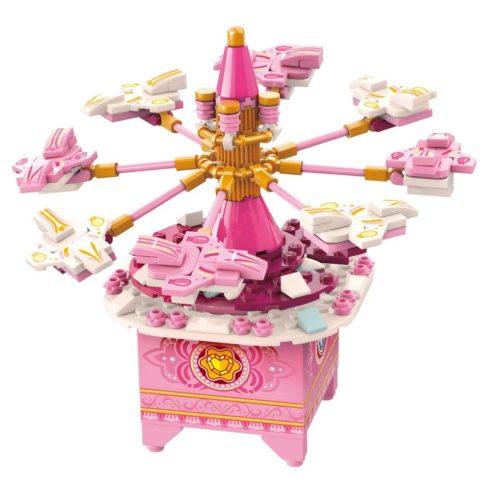 QMAN® 42107 készségfejlesztő építőjáték lányoknak  416 db építőkocka  3 az 1-ben Fantáziavilág