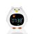 Zopa Szilikon baba ébresztőóra éjszakai fénnyel és zenével - Owl