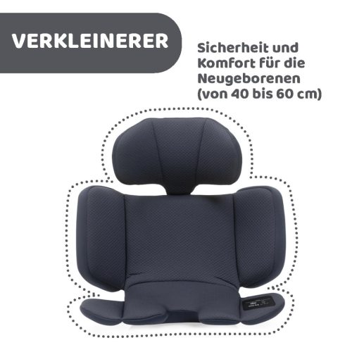 Chicco Unico Evo I-Size
fogatható Isofixes autósülés 40-150 cm -ig - Black