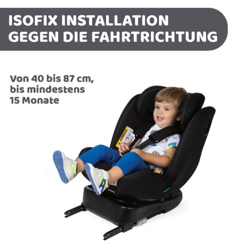 Chicco Unico Evo I-Size
fogatható Isofixes autósülés 40-150 cm -ig - India Ink