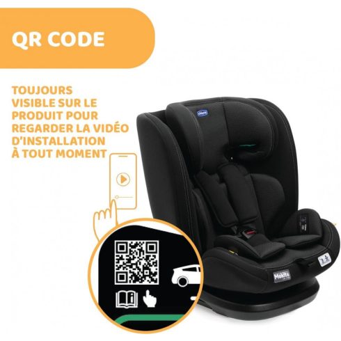 Chicco Mokita I-Size autósülés 76-150 cm - Black