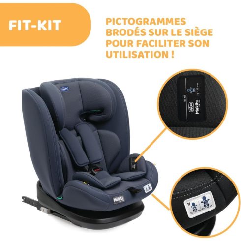 Chicco Mokita I-Size autósülés 76-150 cm - India Ink