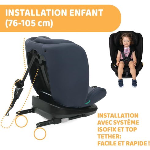 Chicco Mokita I-Size autósülés 76-150 cm - India Ink