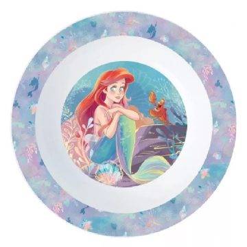 Kis Hableány mintás műanyag mikrózható mélytányér