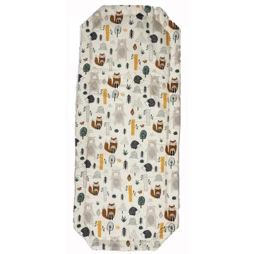   Baby Bruin Óvodai derékalj  124*52cm (+-2cm) - róka,süni,maci