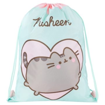 Majewski tornazsák, sportzsák - menta/rózsaszín Pusheen