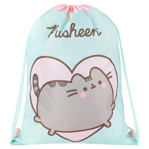 Majewski tornazsák, sportzsák - menta/rózsaszín Pusheen