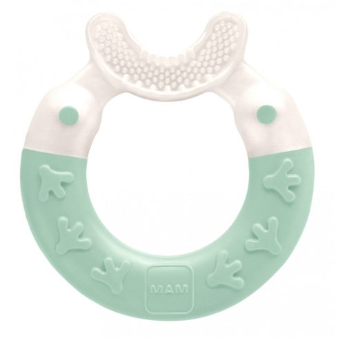 Mam 3+ Bite & Brush  rágóka - pasztell kék