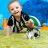  Bright Starts Oball RATTLE GOALS™ 10 cm - Black & White 0hó+