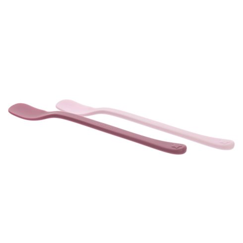 Akuku hosszúnyelű kanál 2 db - rózsaszín -klón