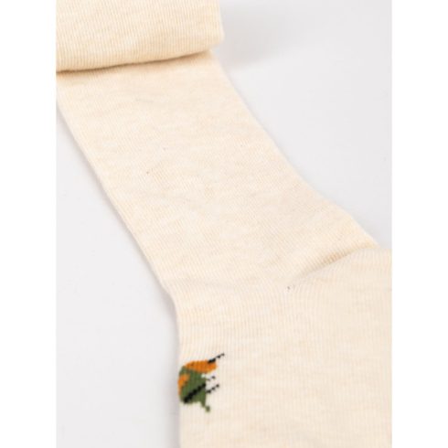 Yoclub pamut harisnyanadrág (68-74) - beige/elefánt