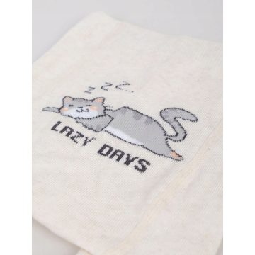 Yoclub pamut harisnyanadrág (68-74) - ecrü/cica