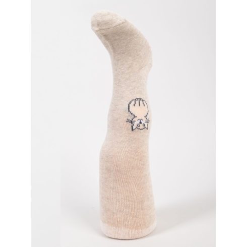 Yoclub pamut harisnyanadrág (68-74) - ecrü/cica