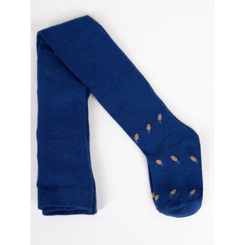 Yoclub pamut harisnyanadrág (68-74) - kék/bagoly