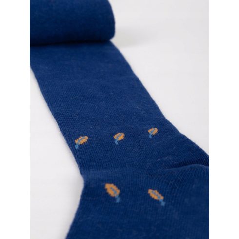 Yoclub pamut harisnyanadrág (68-74) - kék/bagoly