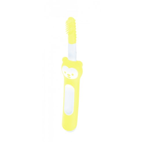 MAM Massaging Brush masszázsfogkefe 3+ hó - sárga