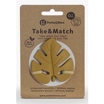 P&M Szilikon rágóka TAKE&MATCH Intense Ochre 0m+
