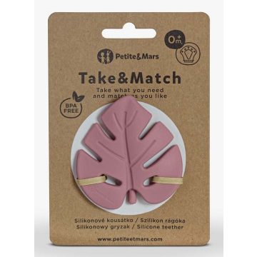 P&M Szilikon rágóka TAKE&MATCH Dusty Rose 0m+
