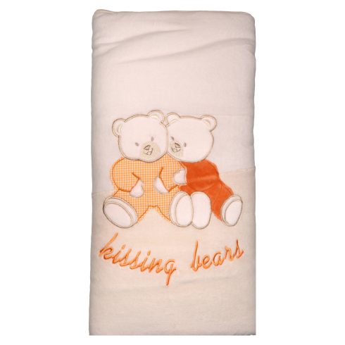 Trimex bélelt plüss takaró 70x100cm - ölelő macik három színű