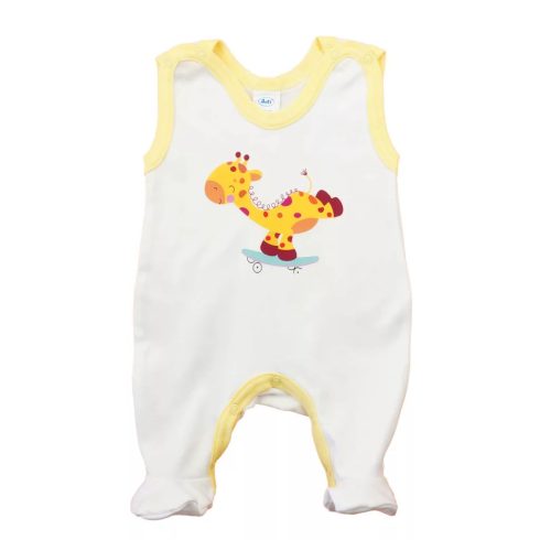  Ujjatlan pamut rugdalózó zsiráf mintával  (50)