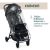 Chicco GLEE babakocsi 0-22 kg automata csukódással - Uneven Black
