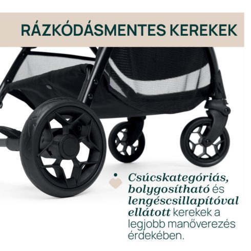 Chicco GLEE babakocsi 0-22 kg automata csukódással - Uneven Black