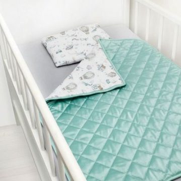 Scamp velvet ágynemű garnitúra 75x100 cm - Air Ballon