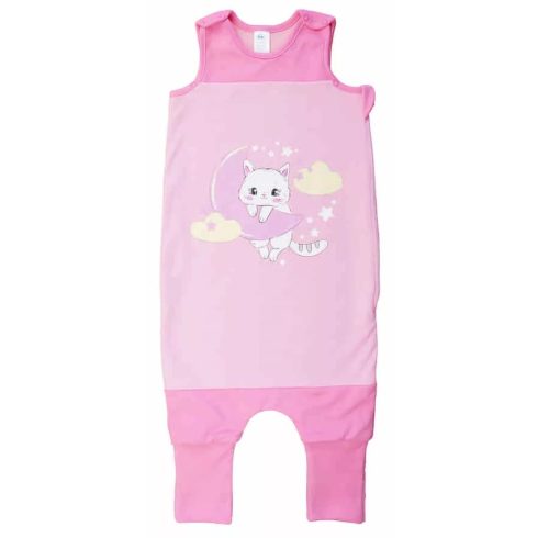 Ujjatlan tipegő hálózsák Cica mintával 2 TOG  (86-98)