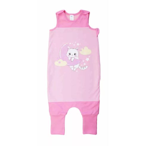 Ujjatlan tipegő hálózsák Cica mintával 2 TOG  (86-98)