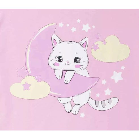 Ujjatlan tipegő hálózsák Cica mintával 2 TOG  (86-98)