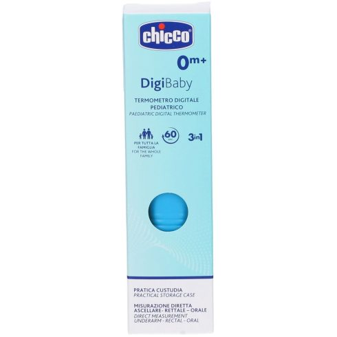 Chicco Digi Baby digitális hőmérő 1 db tokban - kék