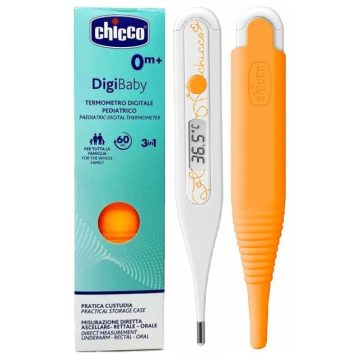 Chicco Digi Baby digitális hőmérő 1 db tokban - sárga