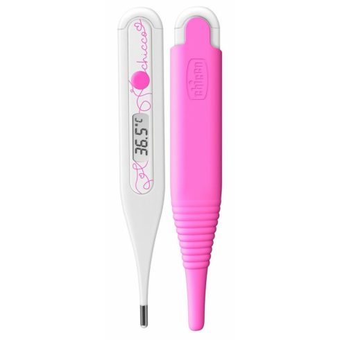 Chicco Digi Baby digitális hőmérő 1 db tokban - rózsaszín