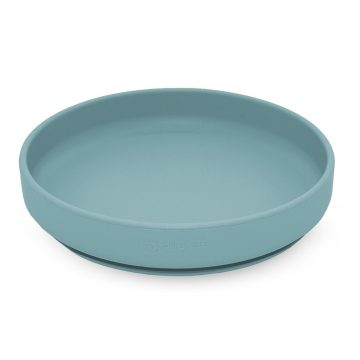   P&M Szilikon tányér tapadókoronggal Take&Match Frosted Sky 6m+