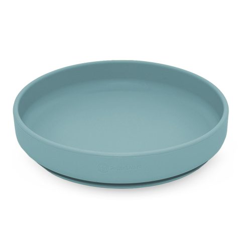 P&M Szilikon tányér tapadókoronggal Take&Match Frosted Sky 6m+