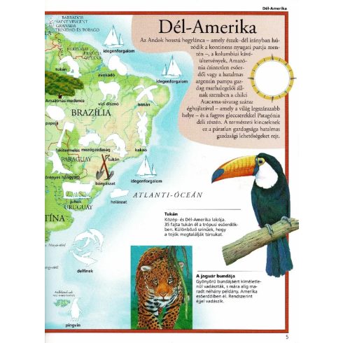 Képes atlasz gyermekeknek - Állatok a világban matricákkal