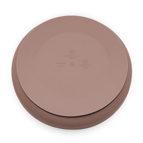 P&M Szilikon tányér tapadókoronggal Take&Match Velvet Latte 6m+