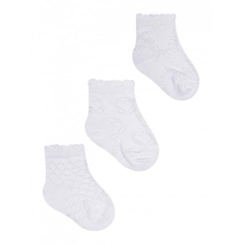 Yo! Baby zokni fehér, mintás 0-3 hó 