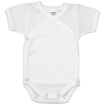 Scamp rövid ujjú réklis kombidressz (50) - Fehér