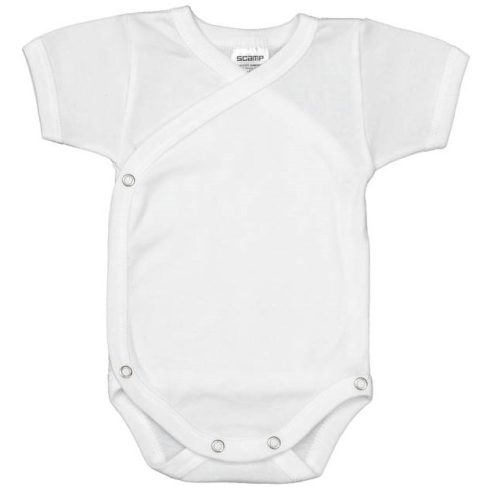 Scamp rövid ujjú réklis kombidressz (62) - Fehér