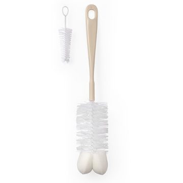 BabyOno cumisüveg tisztító kefe készlet - bézs