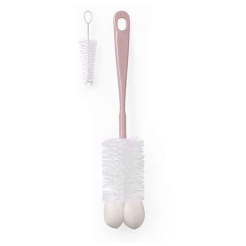 BabyOno cumisüveg tisztító kefe készlet - rózsaszín 