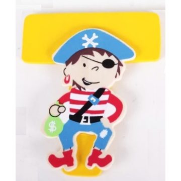 Fa betű T - sárga kalóz