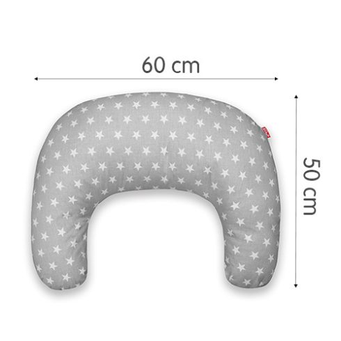 Scamp kifli alakú szoptatós párna pamut huzattal - Mouse