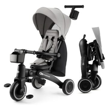 Kinderkraft Jazz 2 összecsukható tricikli - Szürke 