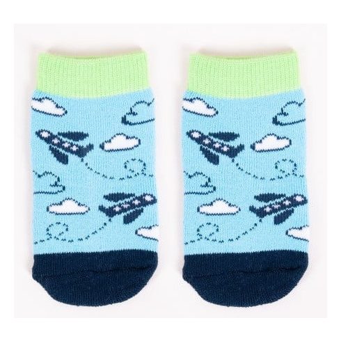 Yo! Baby frottír zokni 0-3 hó - Repülő