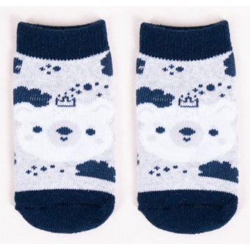 Yo! Baby frottír zokni 0-3 hó - Mackó