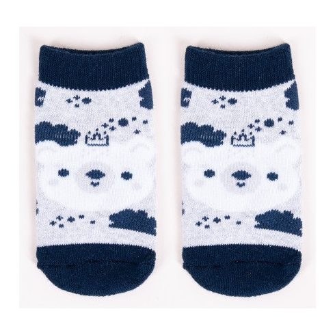 Yo! Baby frottír zokni 0-3 hó - Mackó