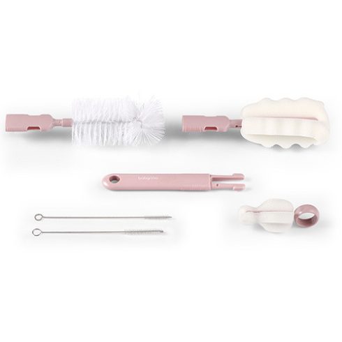 Baby Ono scumi - és üvegmosó kefe szett - rózsaszín